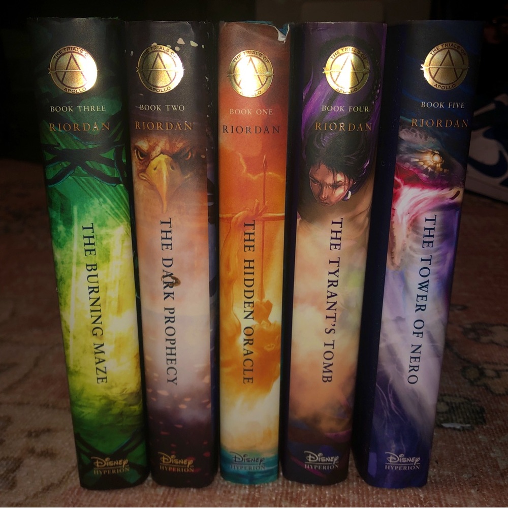 The Trials of Apollo by Rick Riordan books 1-5 FULL SERIES HARDBACK